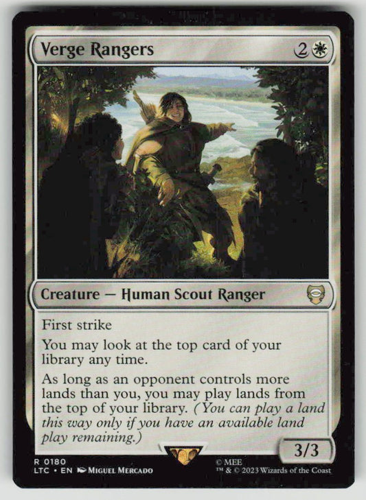 2023 Tales of Middle-earth Commander 180 Verge Rangers