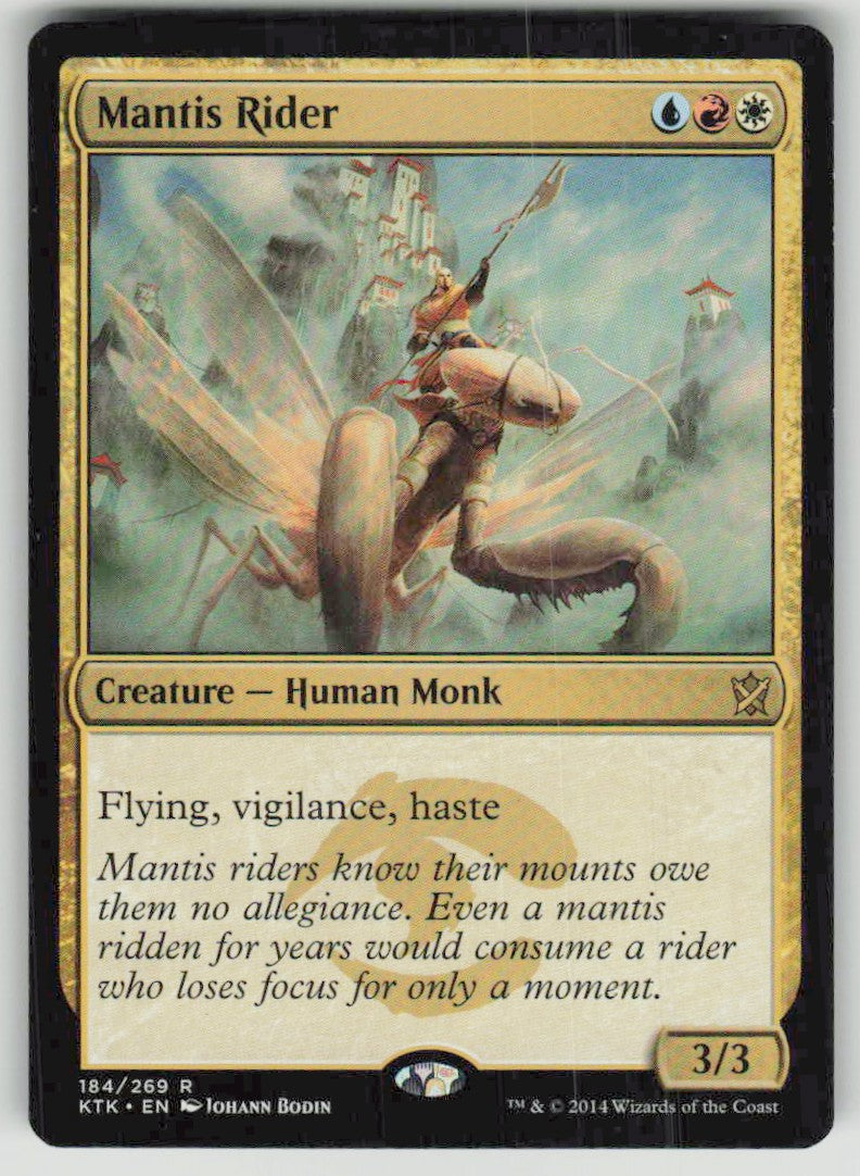 2014 Khans of Tarkir 184 Mantis Rider