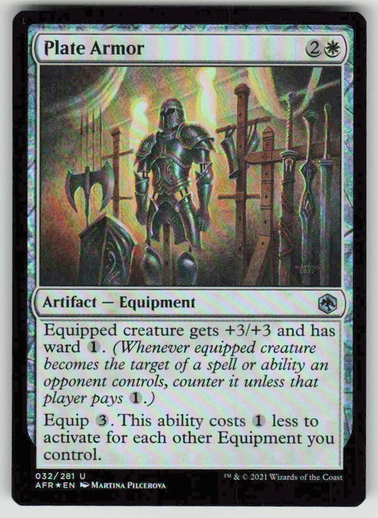 2021 Adventures in the Forgotten Realms 32 Plate Armor