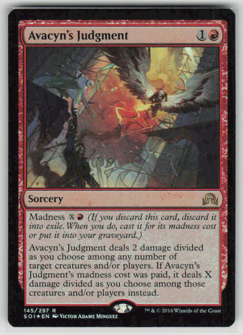 2016 Shadows over Innistrad 145 Avacyn's Judgment