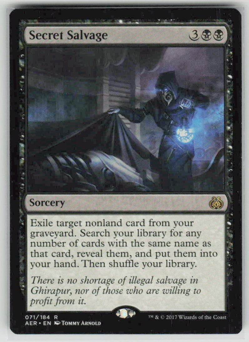 2017 Aether Revolt 71 Secret Salvage