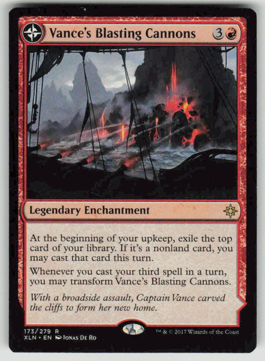 2017 Ixalan 173 Vance's Blasting Cannons // Spitfire Bastion