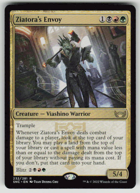 2022 Streets of New Capenna 232 Ziatora's Envoy