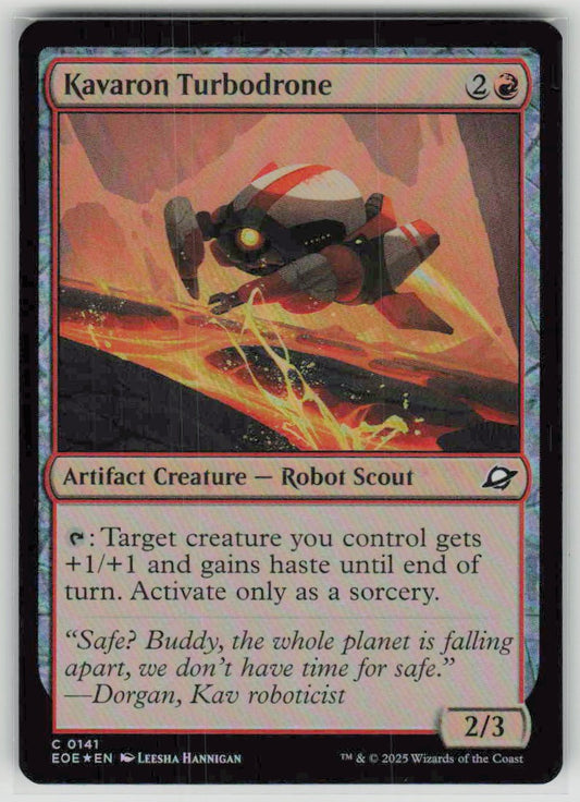 2025 Edge of Eternities 141 Kavaron Turbodrone