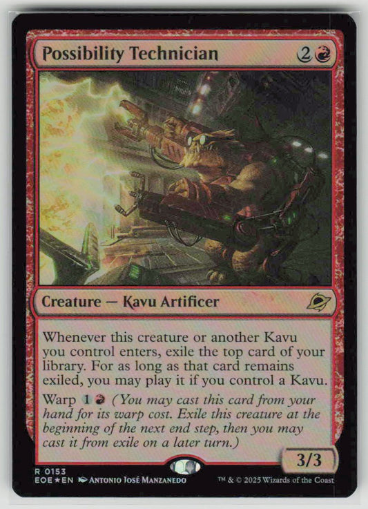 2025 Edge of Eternities 153 Possibility Technician
