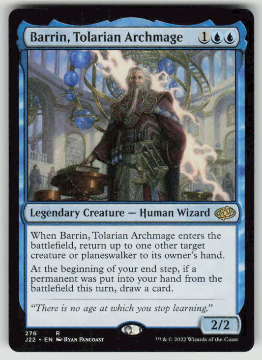 2022 Jumpstart 2022 276 Barrin, Tolarian Archmage