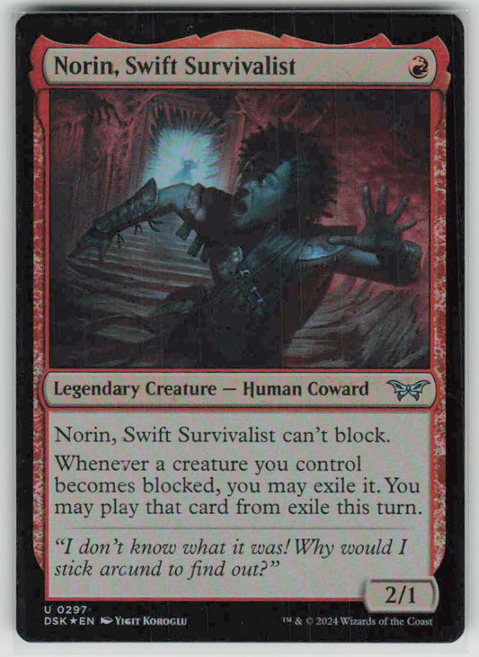 2024 Duskmourn: House of Horror 297 Norin, Swift Survivalist