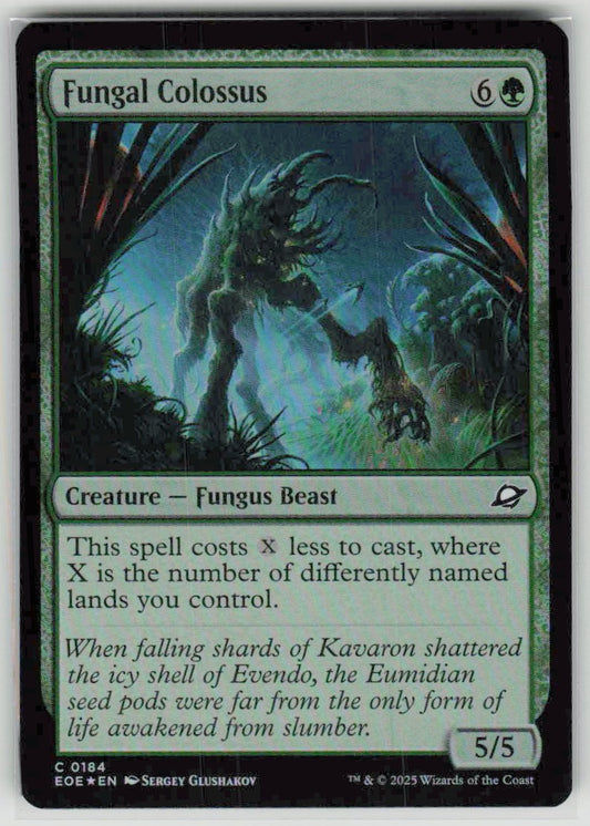 2025 Edge of Eternities 184 Fungal Colossus