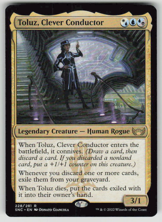2022 Streets of New Capenna 228 Toluz, Clever Conductor