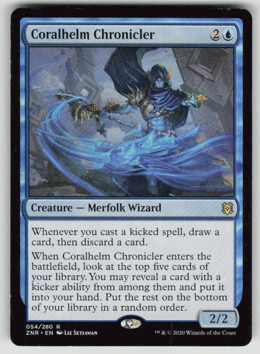 2020 Zendikar Rising 54 Coralhelm Chronicler