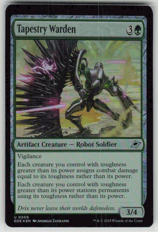 2025 Edge of Eternities 209 Tapestry Warden