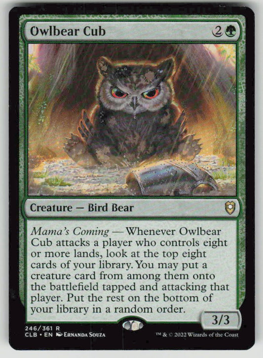 2022 Commander Legends: Battle for Baldur's Gate 246 Owlbear Cub
