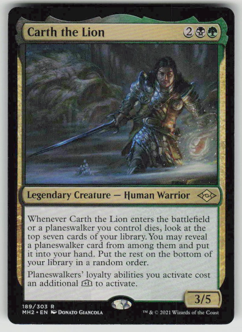 2021 Modern Horizons 2 189 Carth the Lion