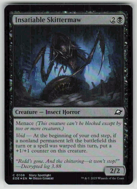 2025 Edge of Eternities 108 Insatiable Skittermaw