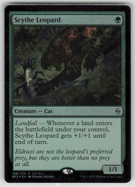 2015 Battle for Zendikar Promos 188 Scythe Leopard