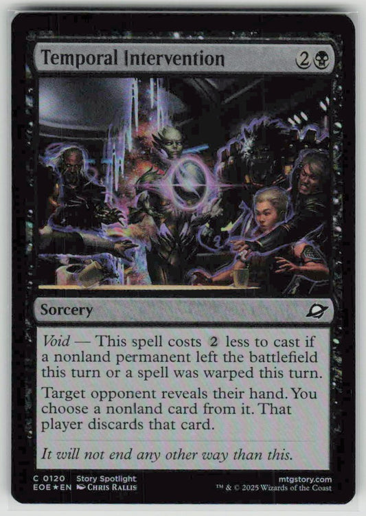 2025 Edge of Eternities 120 Temporal Intervention