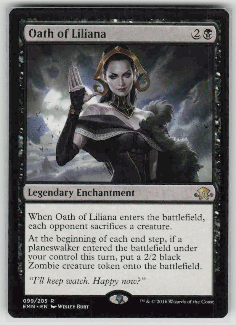 2016 Eldritch Moon 99 Oath of Liliana