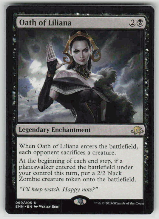 2016 Eldritch Moon 99 Oath of Liliana