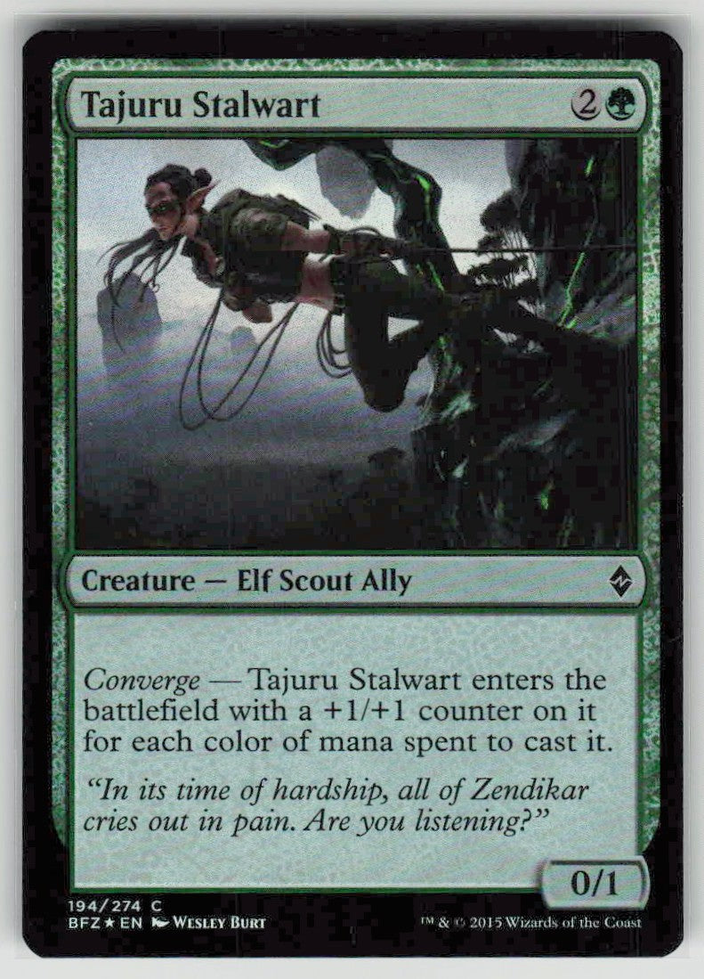 2015 Battle for Zendikar 194 Tajuru Stalwart