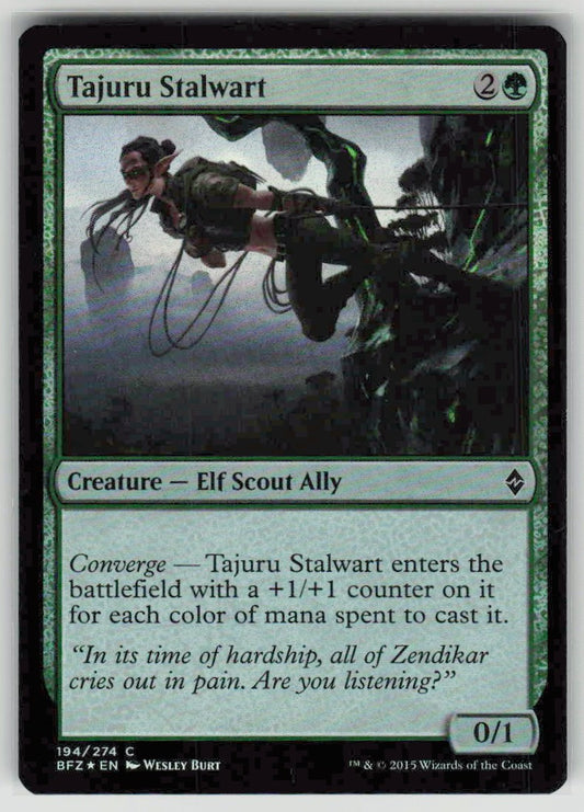 2015 Battle for Zendikar 194 Tajuru Stalwart