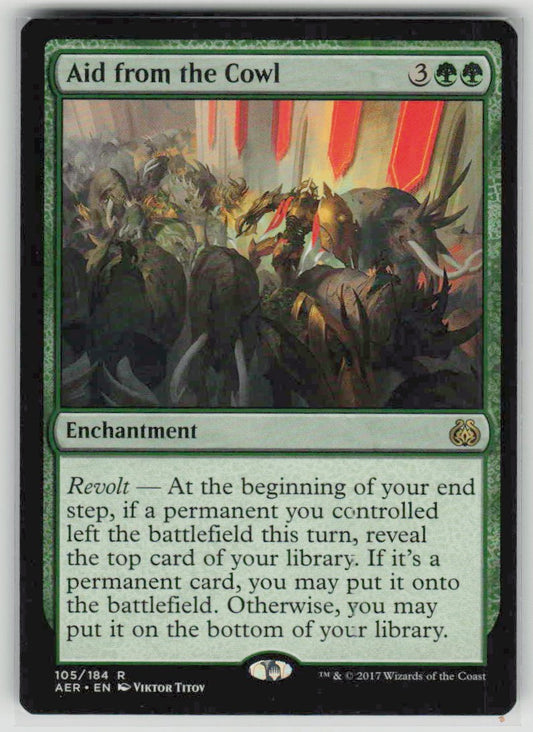 2017 Aether Revolt 105 Aid from the Cowl