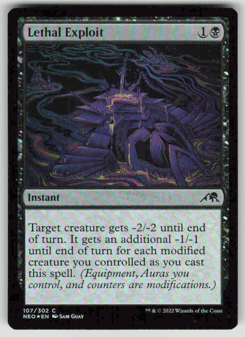 2022 Kamigawa: Neon Dynasty 107 Lethal Exploit