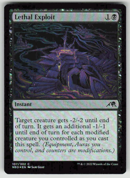 2022 Kamigawa: Neon Dynasty 107 Lethal Exploit