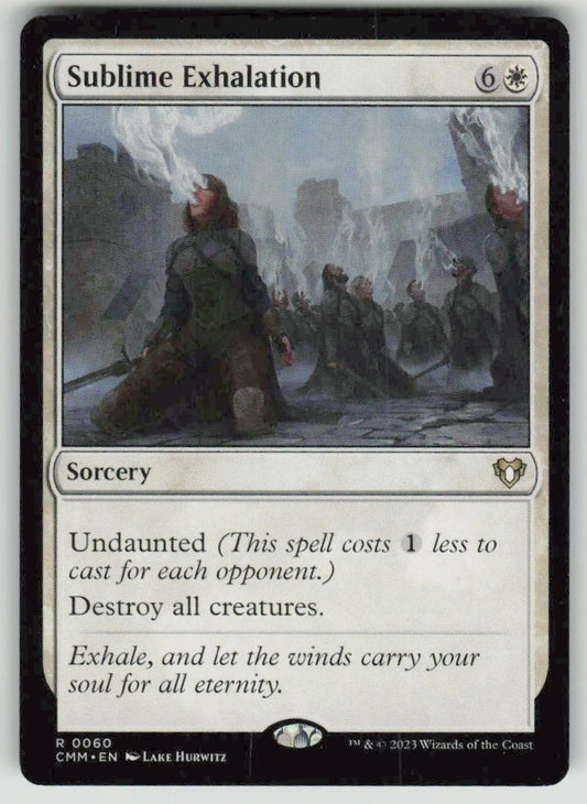 2023 Commander Masters 60 Sublime Exhalation