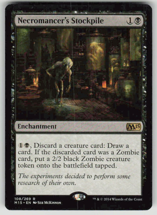 2014 Magic 2015 108 Necromancer's Stockpile