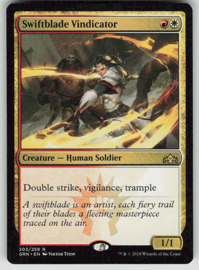 2018 Guilds of Ravnica 203 Swiftblade Vindicator