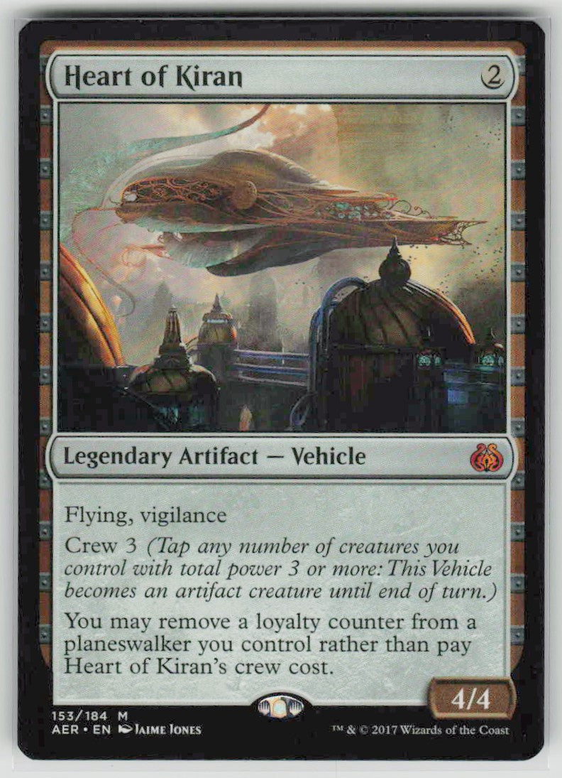 2017 Aether Revolt 153 Heart of Kiran