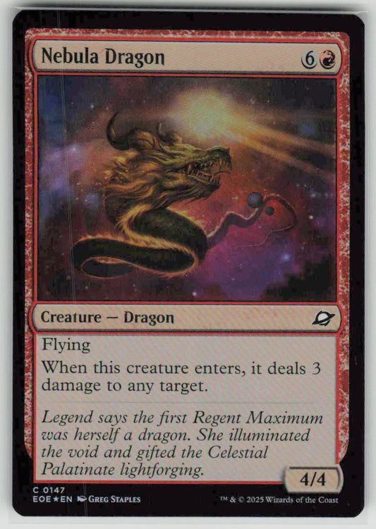 2025 Edge of Eternities 147 Nebula Dragon