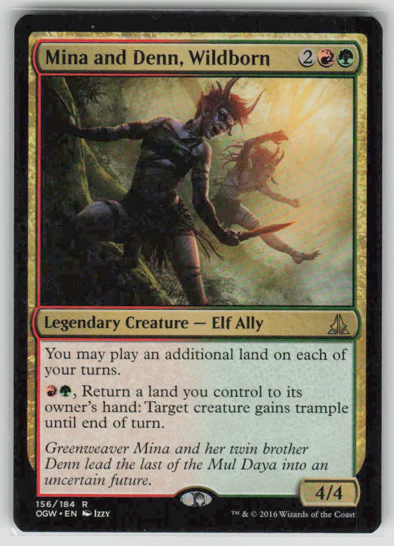 2016 Oath of the Gatewatch 156 Mina and Denn, Wildborn