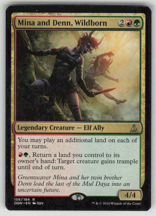 2016 Oath of the Gatewatch 156 Mina and Denn, Wildborn