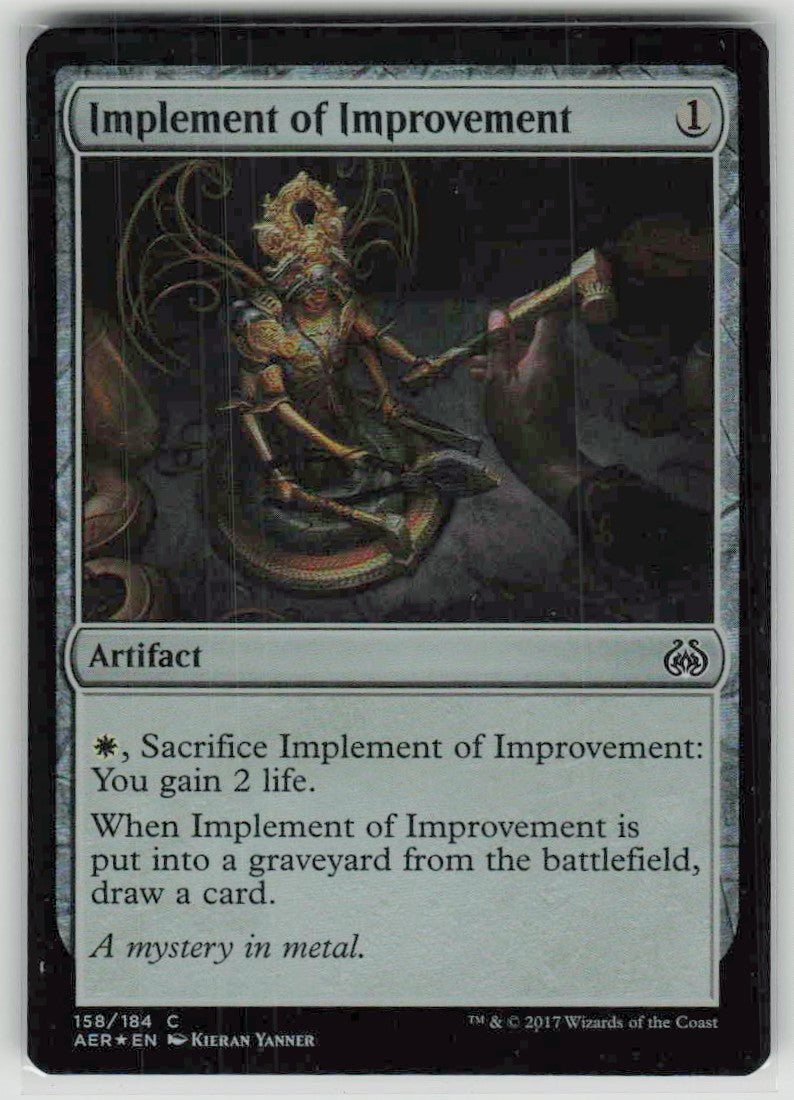 2017 Aether Revolt 158 Implement of Improvement