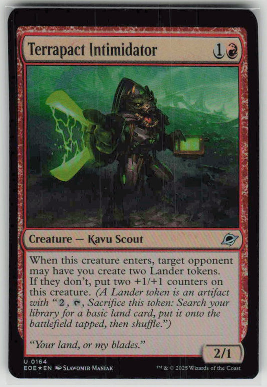 2025 Edge of Eternities 164 Terrapact Intimidator