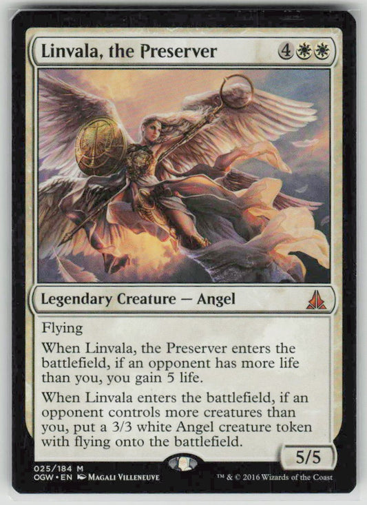 2016 Oath of the Gatewatch 25 Linvala, the Preserver