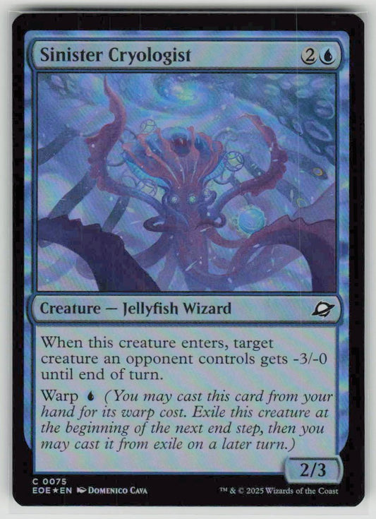 2025 Edge of Eternities 75 Sinister Cryologist