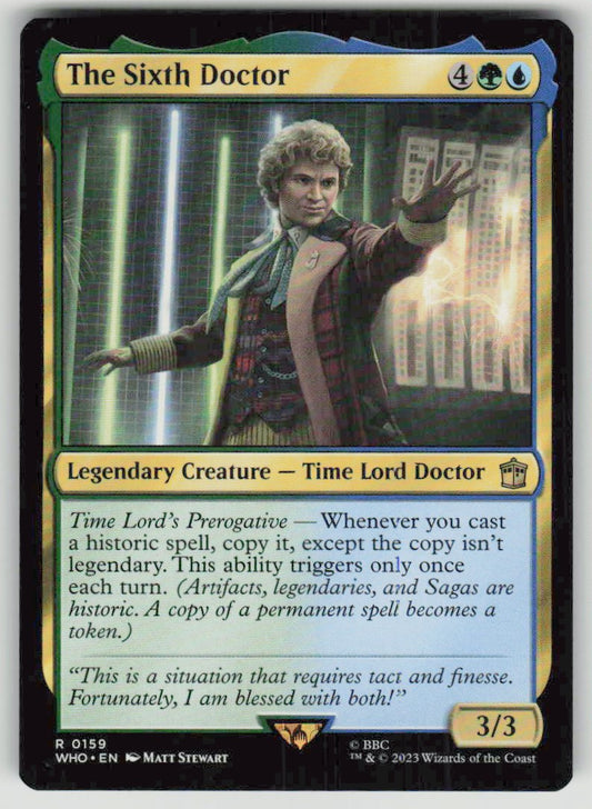 2023 Doctor Who 159 The Sixth Doctor