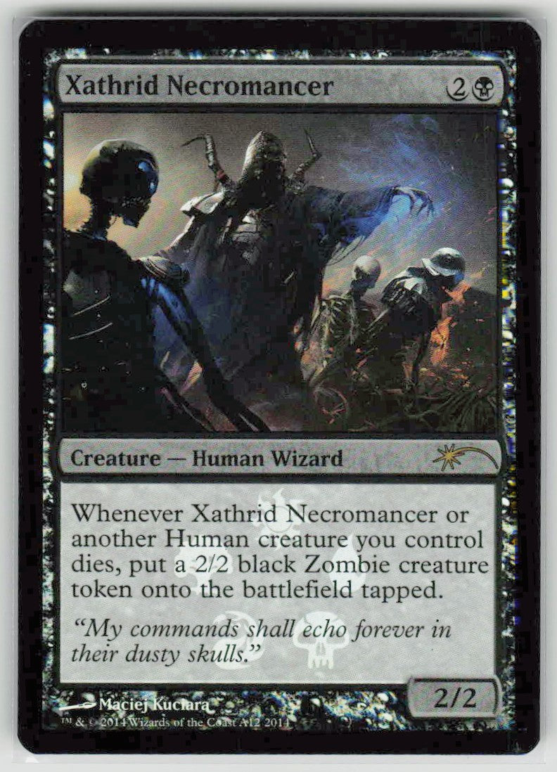 2017 Magic 2014 Promos A12 Xathrid Necromancer