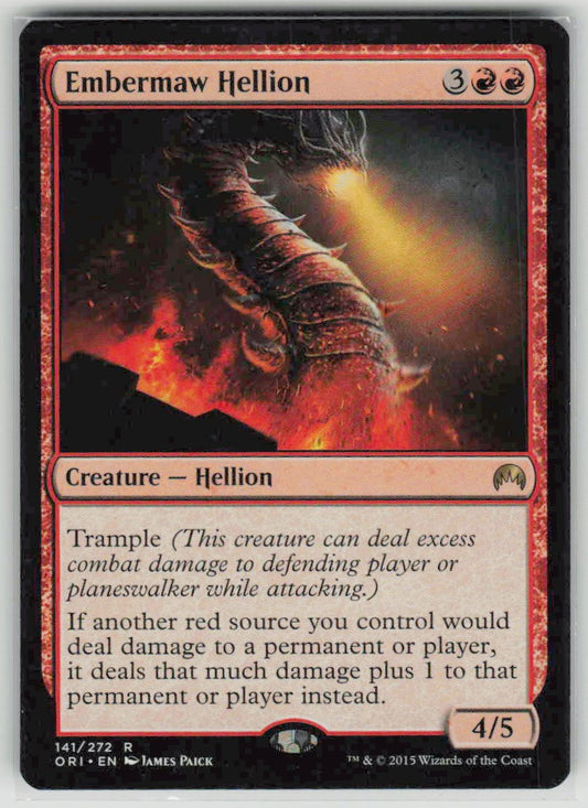 2015 Magic Origins 141 Embermaw Hellion