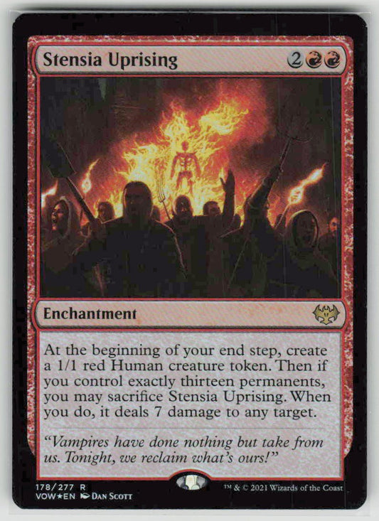 2021 Innistrad: Crimson Vow 178 Stensia Uprising