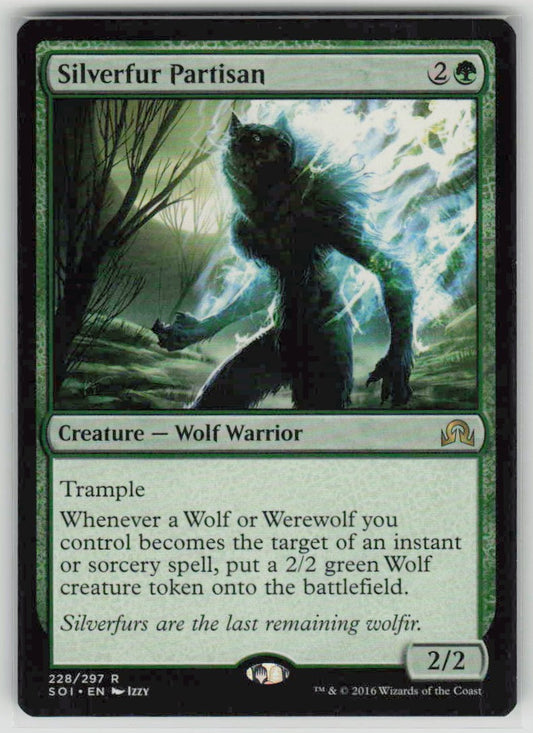 2016 Shadows over Innistrad 228 Silverfur Partisan