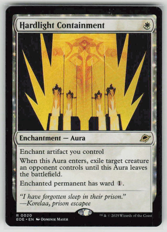 2025 Edge of Eternities 20 Hardlight Containment
