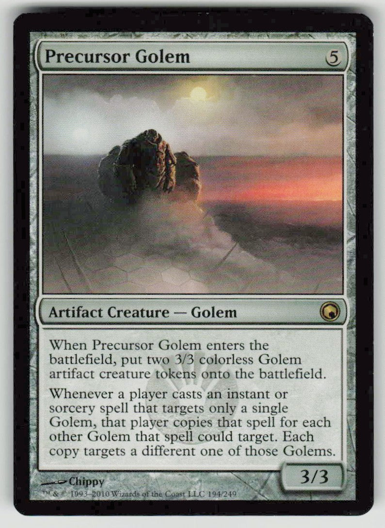 2010 Scars of Mirrodin 194 Precursor Golem