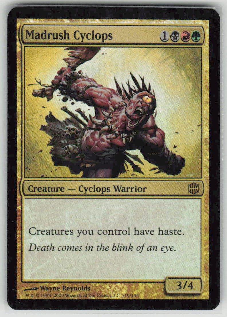 2009 Alara Reborn 119 Madrush Cyclops