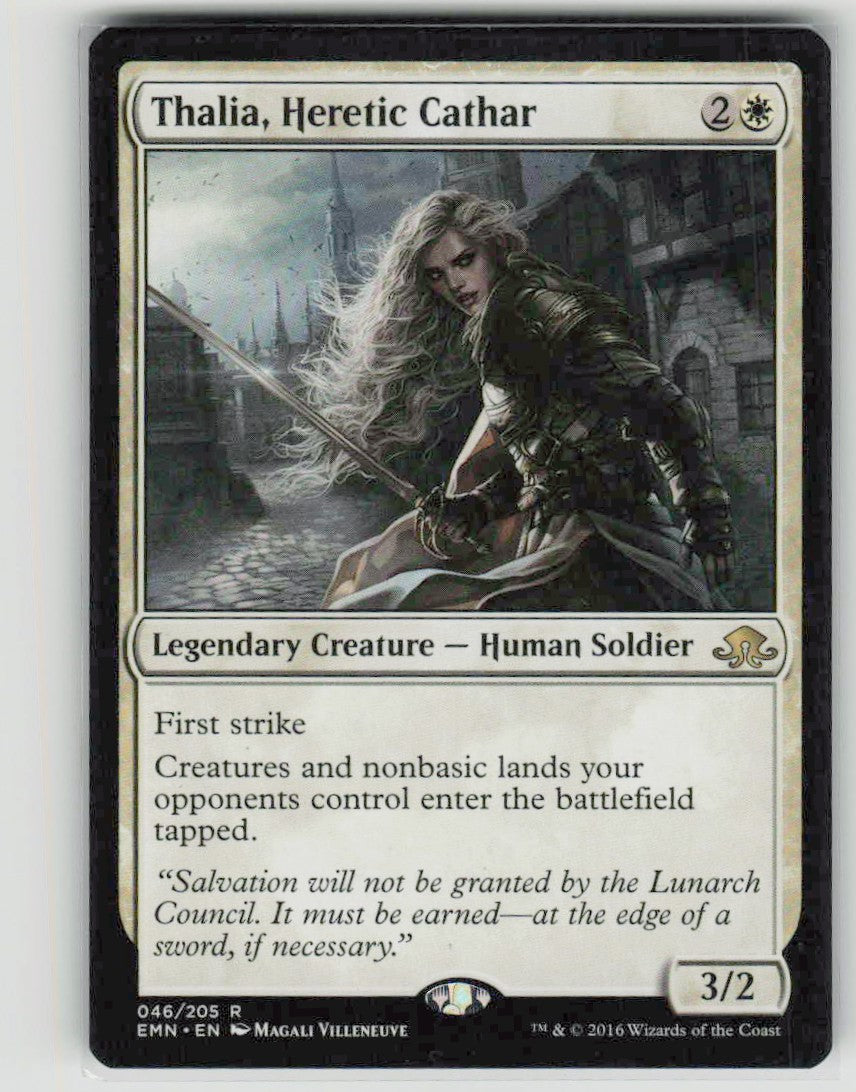 2016 Eldritch Moon 46 Thalia, Heretic Cathar