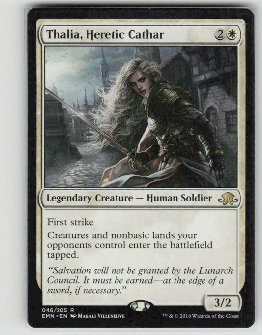 2016 Eldritch Moon 46 Thalia, Heretic Cathar