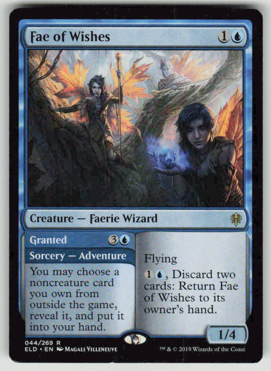 2019 Throne of Eldraine 44 Fae of Wishes // Granted