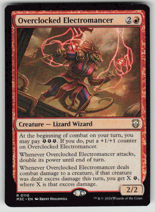 2024 Modern Horizons 3 Commander 110 Overclocked Electromancer